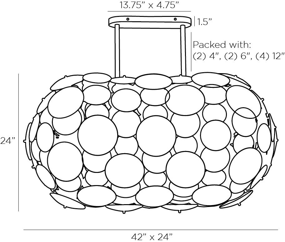 Люстра Arteriors NEBULA CHANDELIER в Ростове-на-Дону