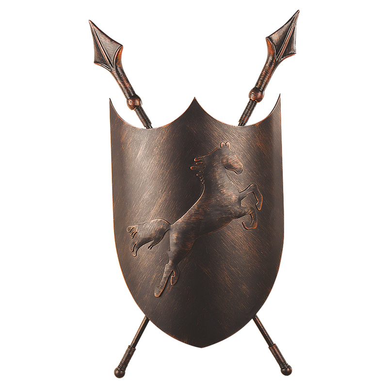  Shield Horse Sconce    -- | Loft Concept 