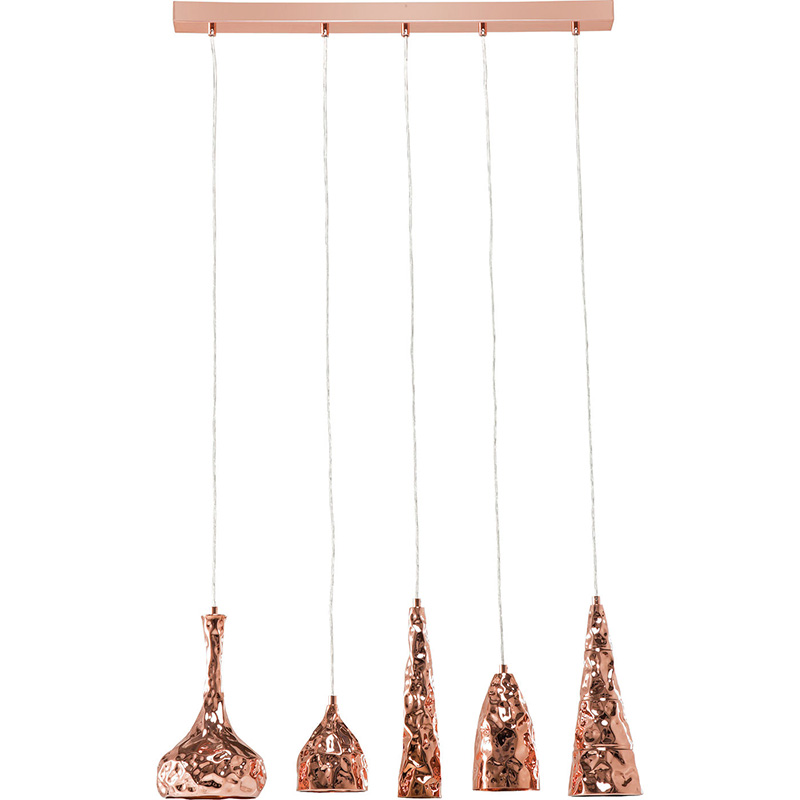 Люстра Several Copper Lamps Медь в Ростове-на-Дону | Loft Concept 