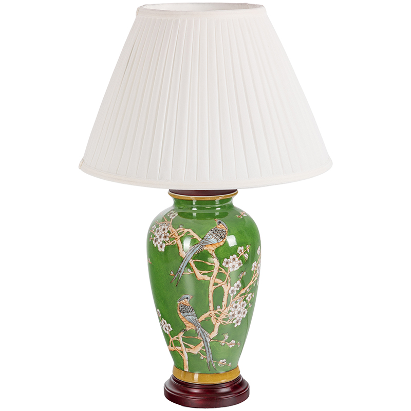     Birds Green Chinoiserie Lampshade     -- | Loft Concept 