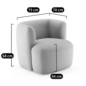  Ivy Boucle Collection Armchair  --