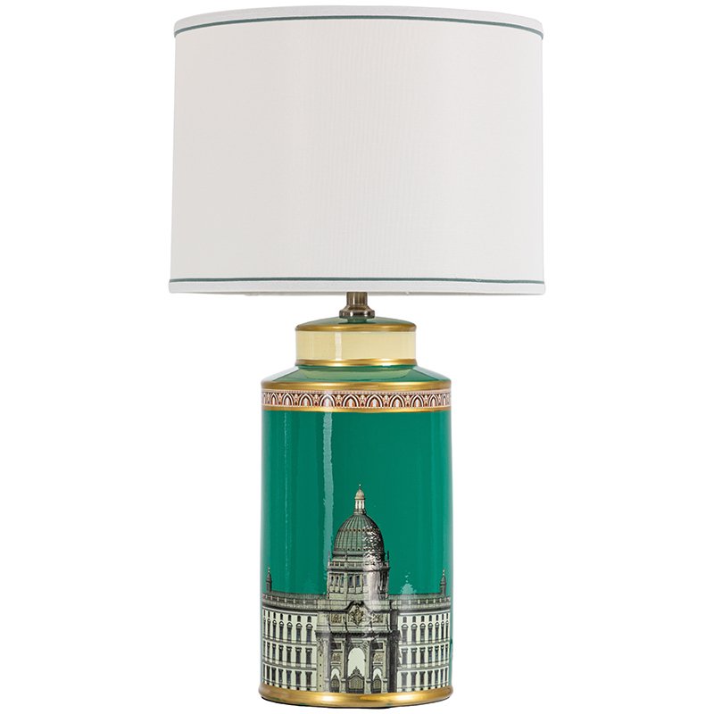   Old Town Green Lampshade     -- | Loft Concept 