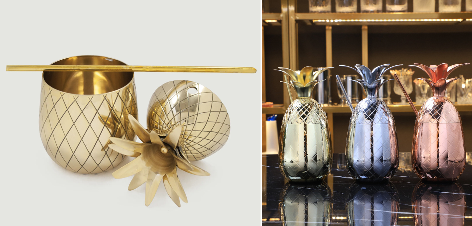 Бокал для коктейлей Золотой Ананас - фото