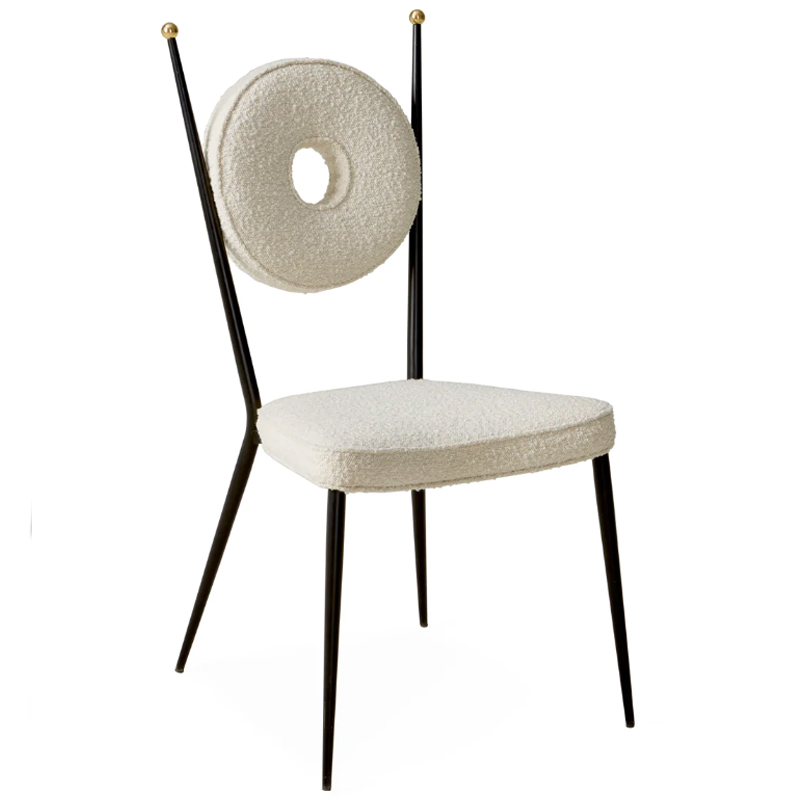  Jonathan Adler Rondo Dining Chair ivory (   )  -- | Loft Concept 
