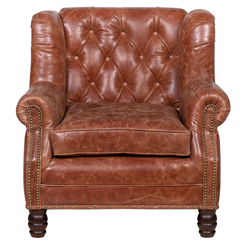   James Brown Leather Armchair   -- | Loft Concept 