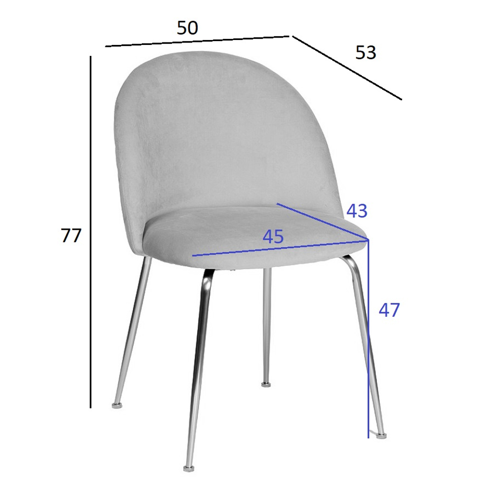 Стул велюровый хаки на золотистых металлических ножках Vendramin Chair в Ростове-на-Дону