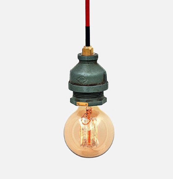   Steampunk Cage Glass Edison Ceiling Lamp 2   -- | Loft Concept 