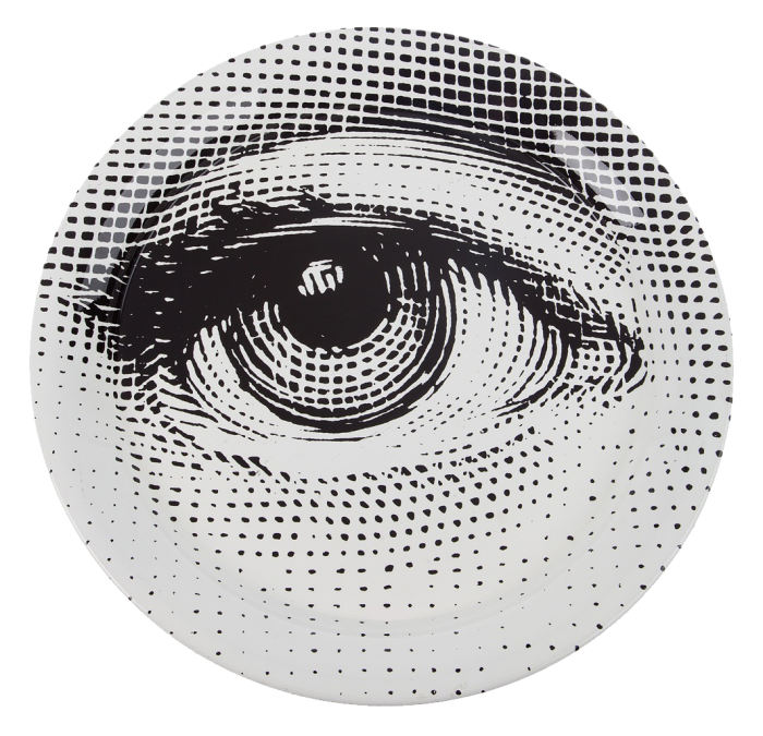 Декоративная тарелка Fornasetti 30.CR.BW.R01-248 Черный Декоративная тарелка Fornasetti 30.CR.BW.R01-248 Черный в Ростове-на-Дону | Loft Concept