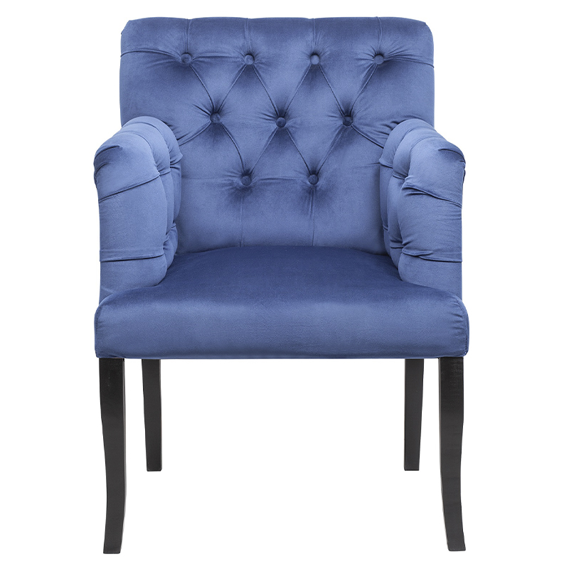  Addison Chic Armchair deep blue velour    -- | Loft Concept 