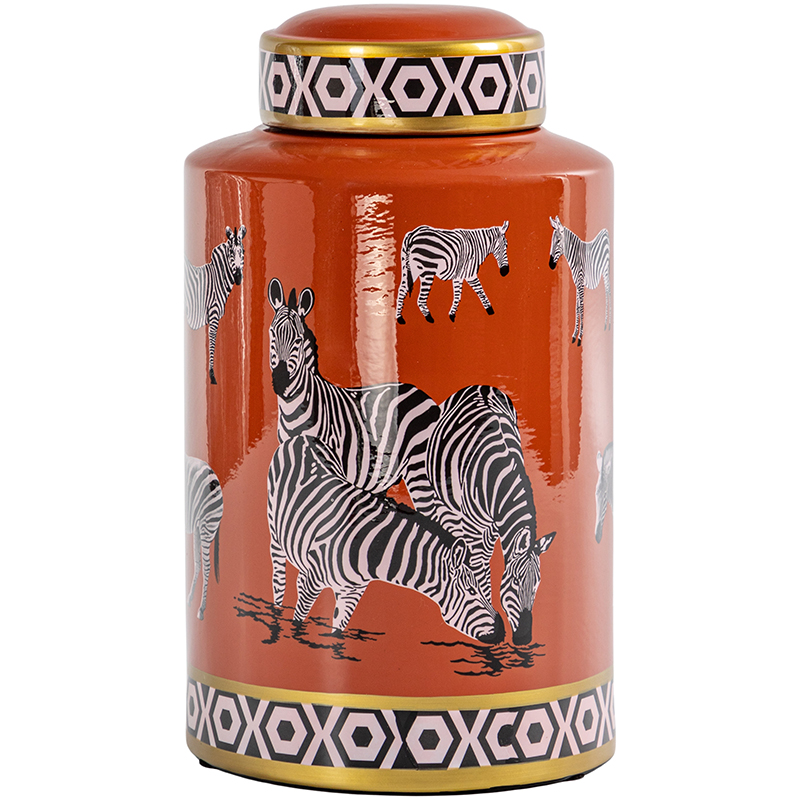    Zebra Orange Vase   -  -- | Loft Concept 