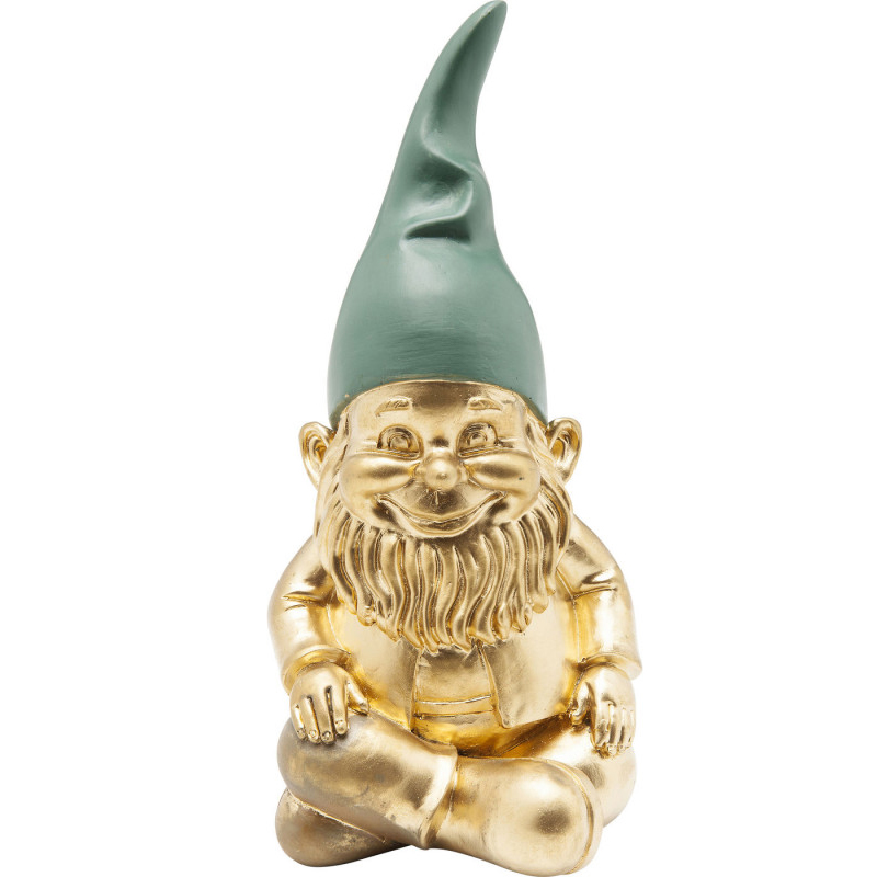 Статуэтка Golden Sitting Gnome Золотой в Ростове-на-Дону | Loft Concept 