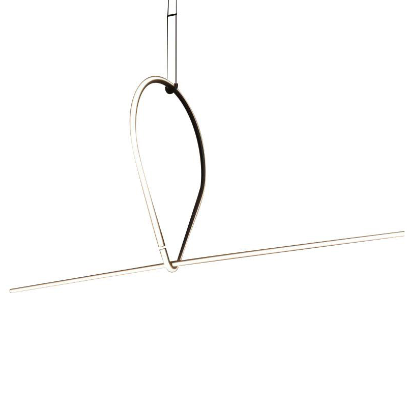    Drop Shape Line Black Led Lamp    -- | Loft Concept 