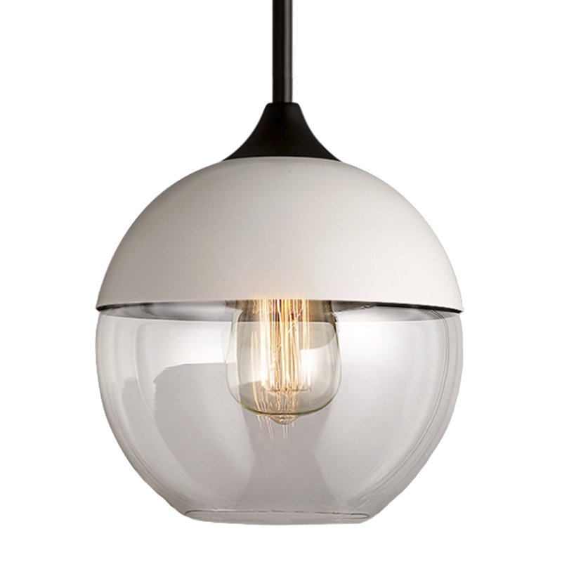   Hanglamp zwart glas White III     -- | Loft Concept 