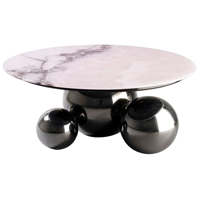   Ball Metal Graphite Coffee Table    Bianco  -- | Loft Concept 