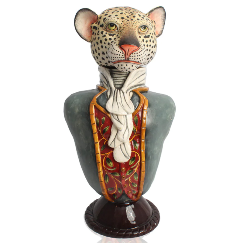 Статуэтка Leopard Figure Tureen Серый в Ростове-на-Дону | Loft Concept 