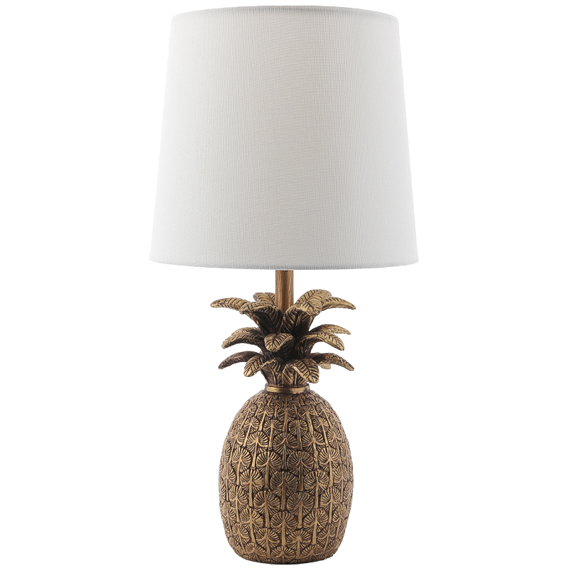 Настольная лампа Pineapple Table lamp Белый Золотой в Ростове-на-Дону | Loft Concept 