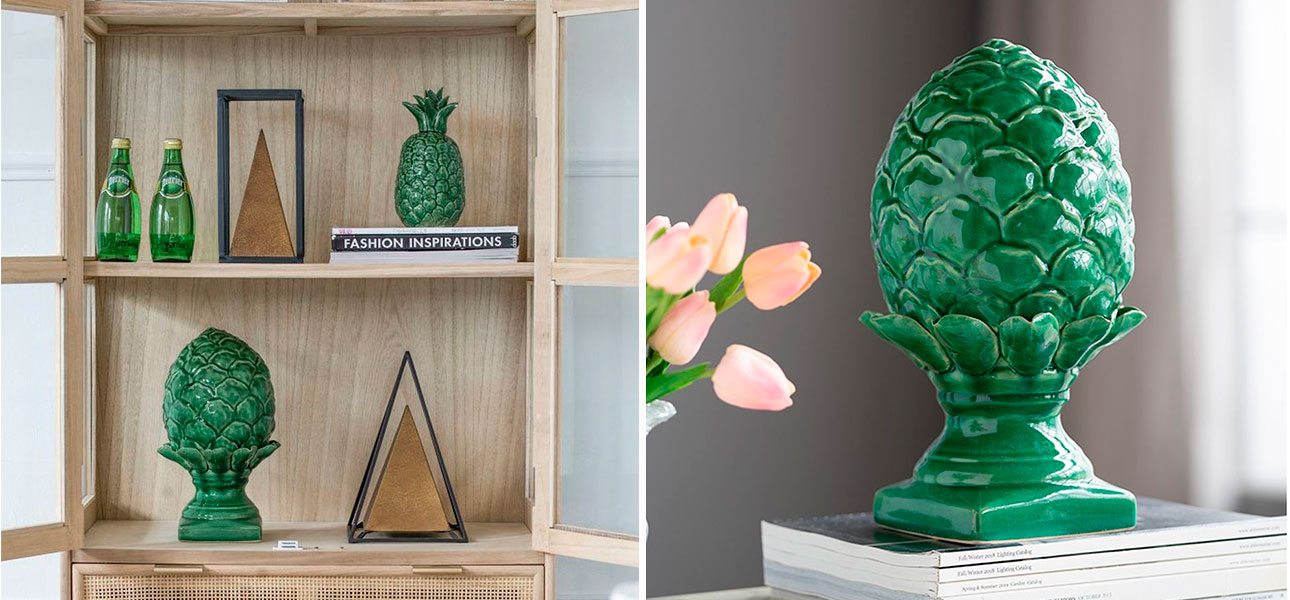 Статуэтка зеленая в виде артишока Artichoke - фото №2