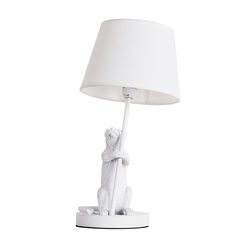   White Mouse holding a lamp   -- | Loft Concept 