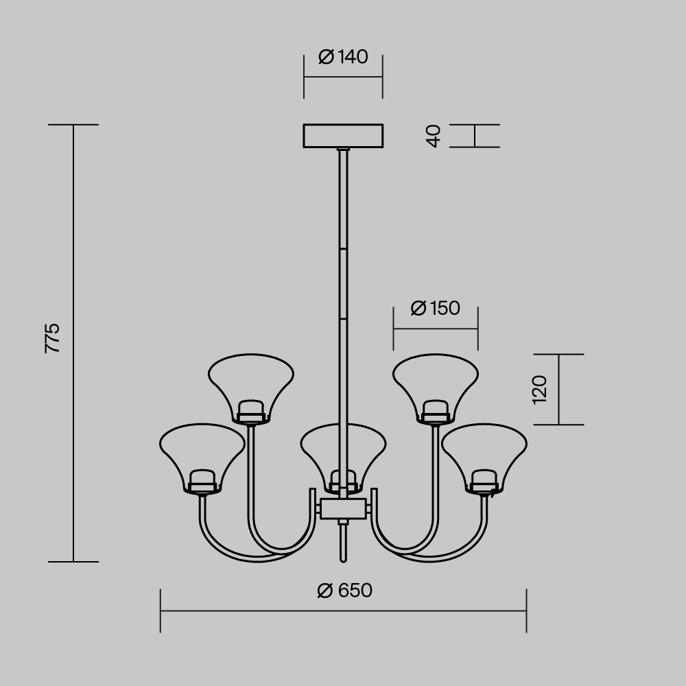 Люстра подвесная Dynasty 3000К в Ростове-на-Дону
