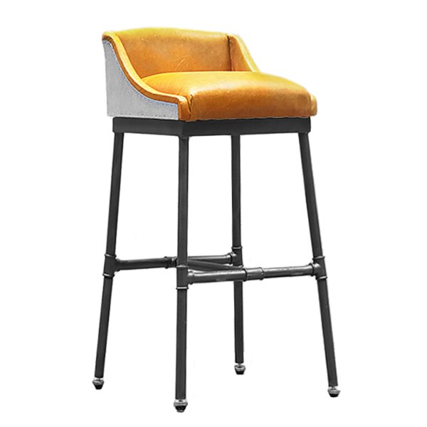   Iron Scaffold Bar stool Yellow     -- | Loft Concept 