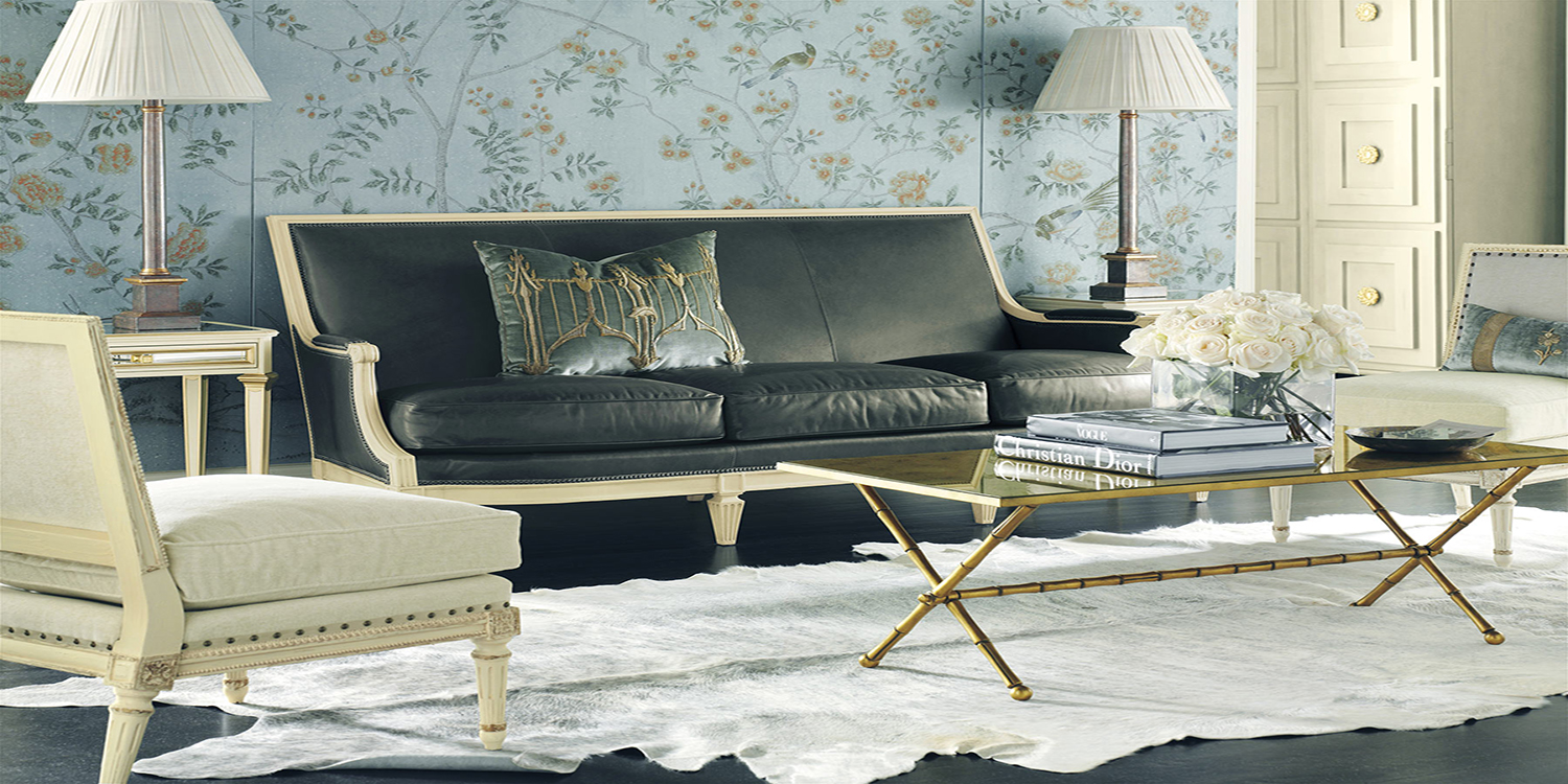 Обои ручная роспись Chatsworth Blue - фото №1