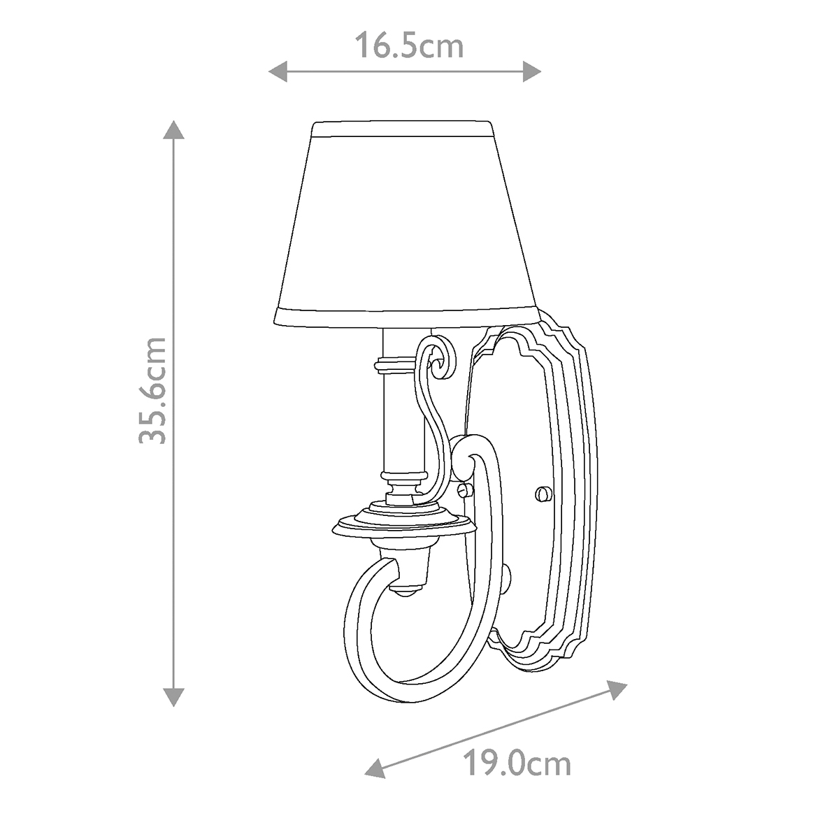 Бра бронзового цвета со светло-янтарным абажуром из органзы Hinkley в Ростове-на-Дону