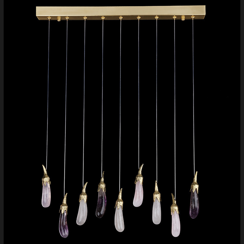  Eggplant Chandelier Line   ̆ ̆ Violet Dusk (   )  -- | Loft Concept 