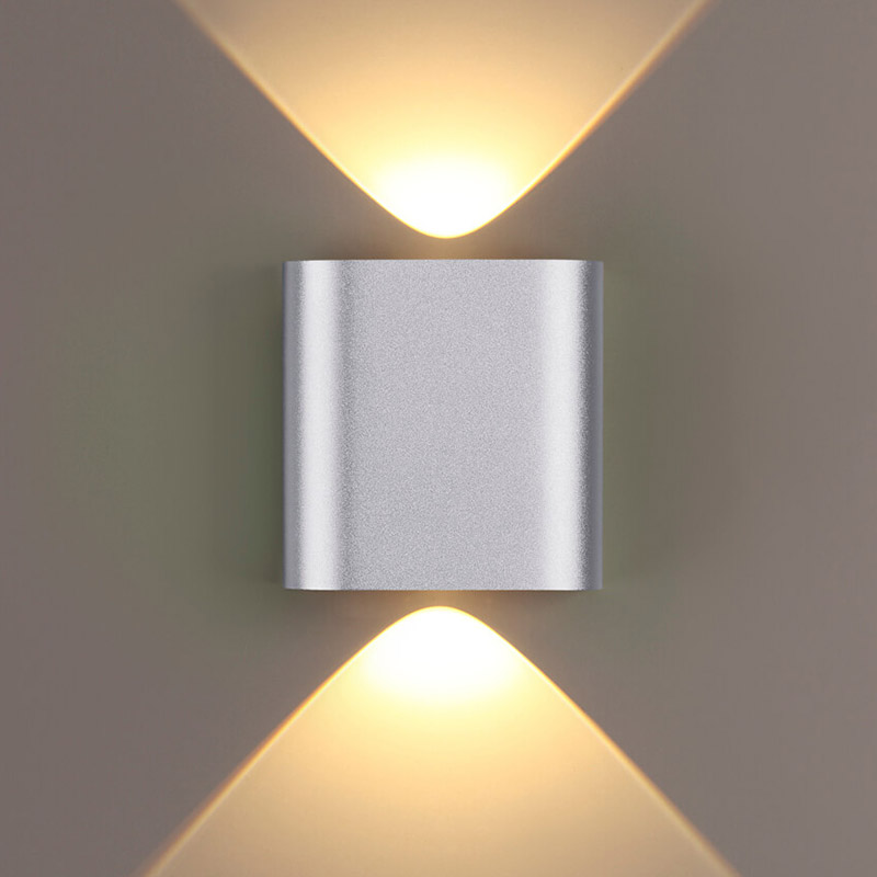  Obverse Silver Square Wall lamp   -- | Loft Concept 