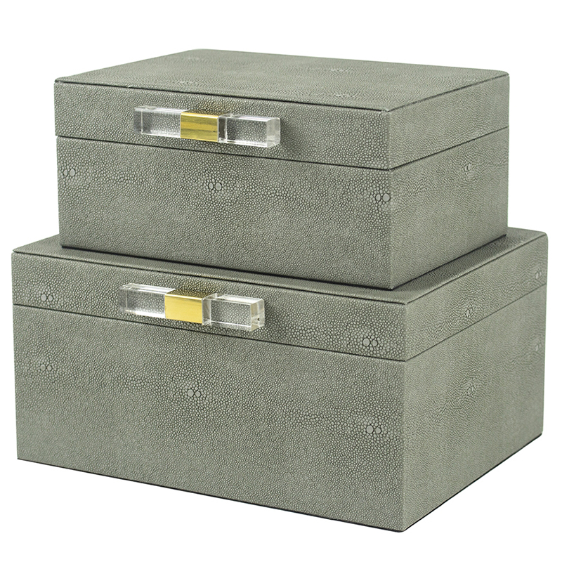   Stingray Skin Gray Boxes -     -- | Loft Concept 