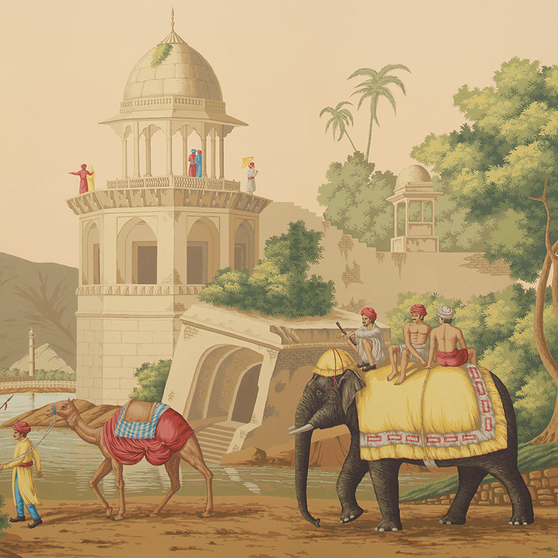    Early Views of India Cr?pescule on scenic paper   -- | Loft Concept 