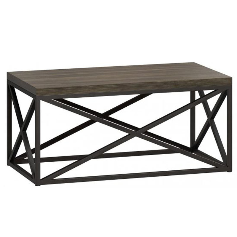   Industrial Oak Geometric Coffee Table    -- | Loft Concept 