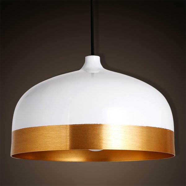 Подвесной светильник Cone Lux Pendant White Белый Глянцевое золото в Ростове-на-Дону | Loft Concept 