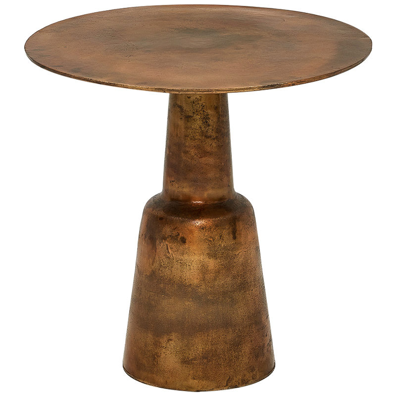   Dining Table Round Vintage Copper   -- | Loft Concept 