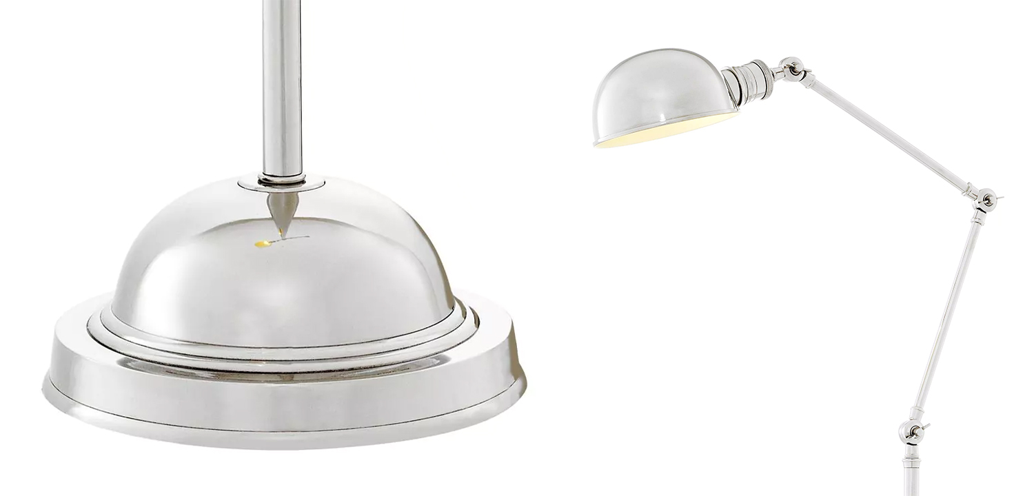 Торшер Eichholtz Floor Lamp Soho Nickel - фото