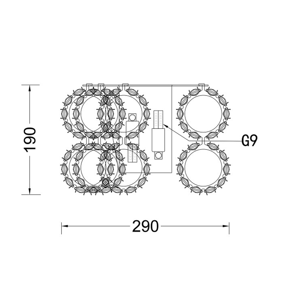 Бра с россыпью хрусталя Perfection of Diamonds Бра с россыпью хрусталя Perfection of Diamonds в Ростове-на-Дону