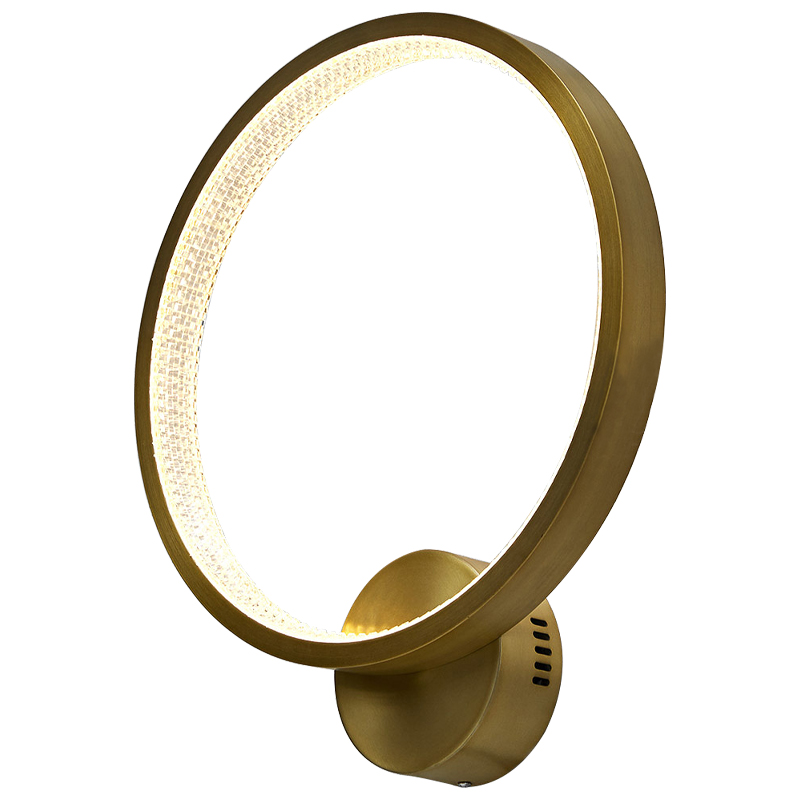  Ring Light Gold Sconce   -- | Loft Concept 
