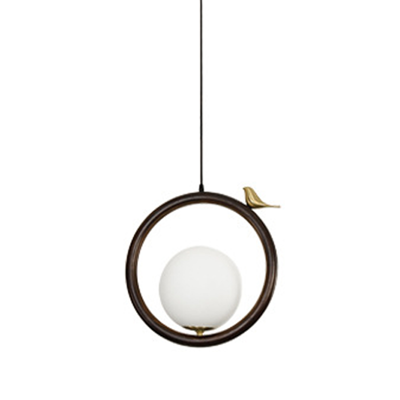    Bird Wood Ring Hanging Lamp     -- | Loft Concept 