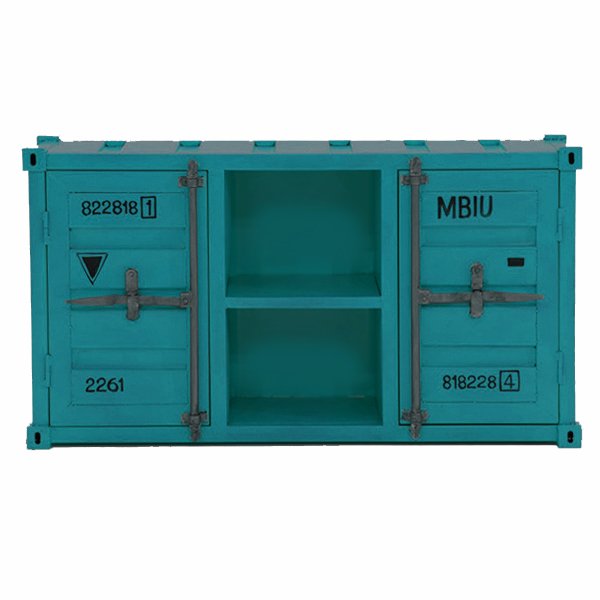     Loft TV container turquoise   -- | Loft Concept 