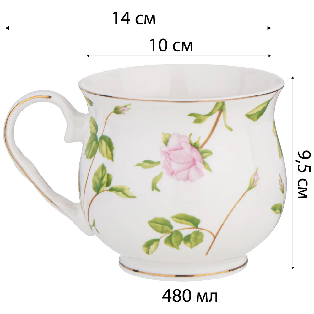       480  Flower Porcelain Collection  --