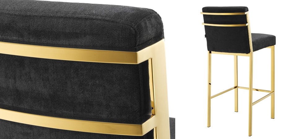 Барный стул Eichholtz Bar Stool Scott Gold Барный стул Eichholtz Bar Stool Scott Gold - Loft-Concept в Ростове-на-Дону