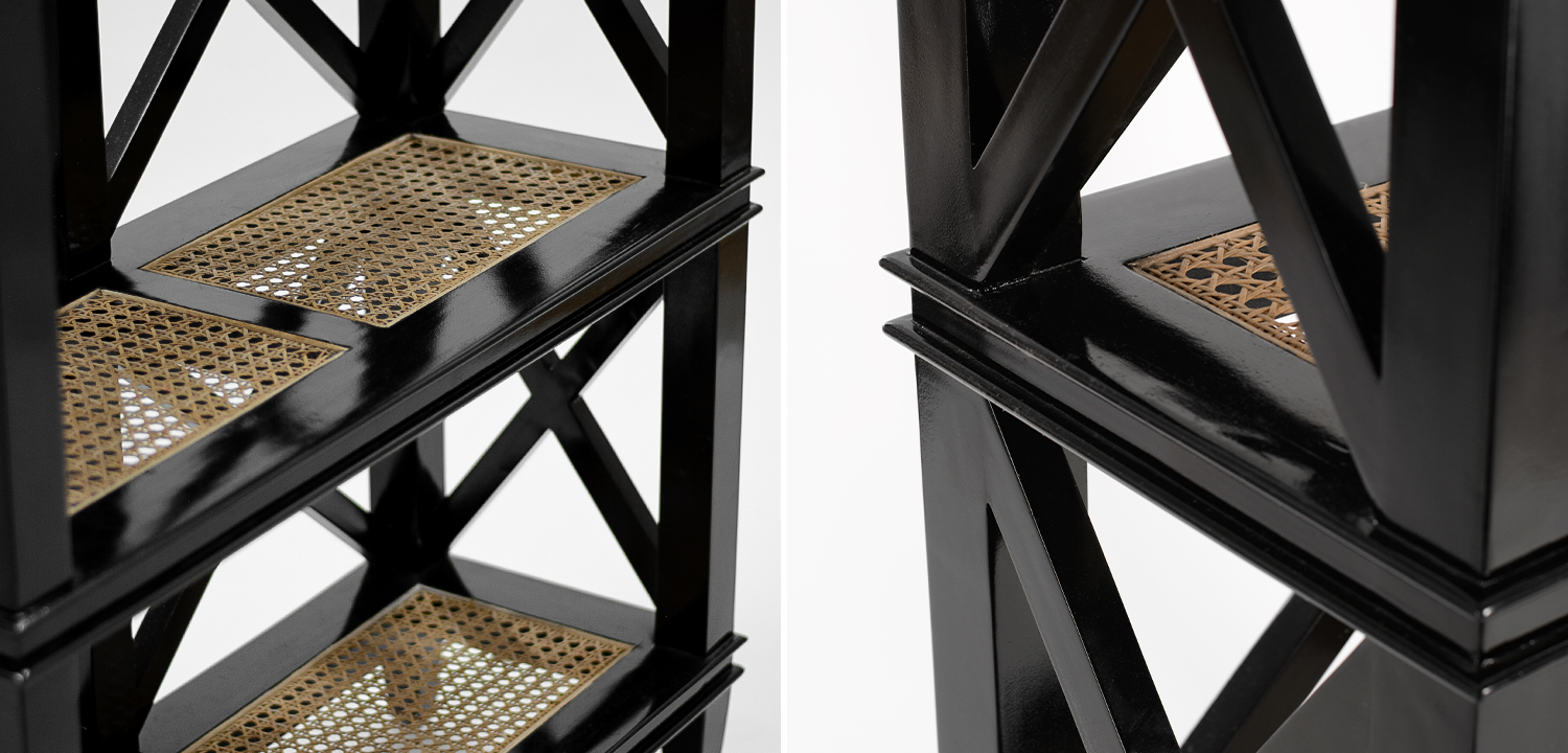 Стеллаж Jacqueline Wicker Shelves - фото