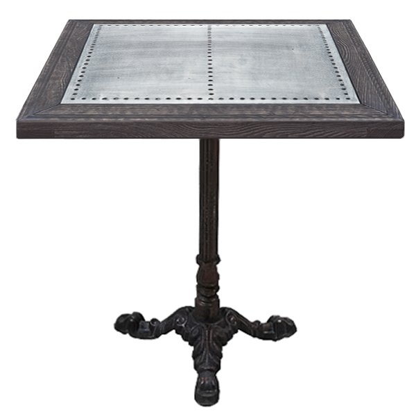    Restaurant table square Metal sheet   -- | Loft Concept 
