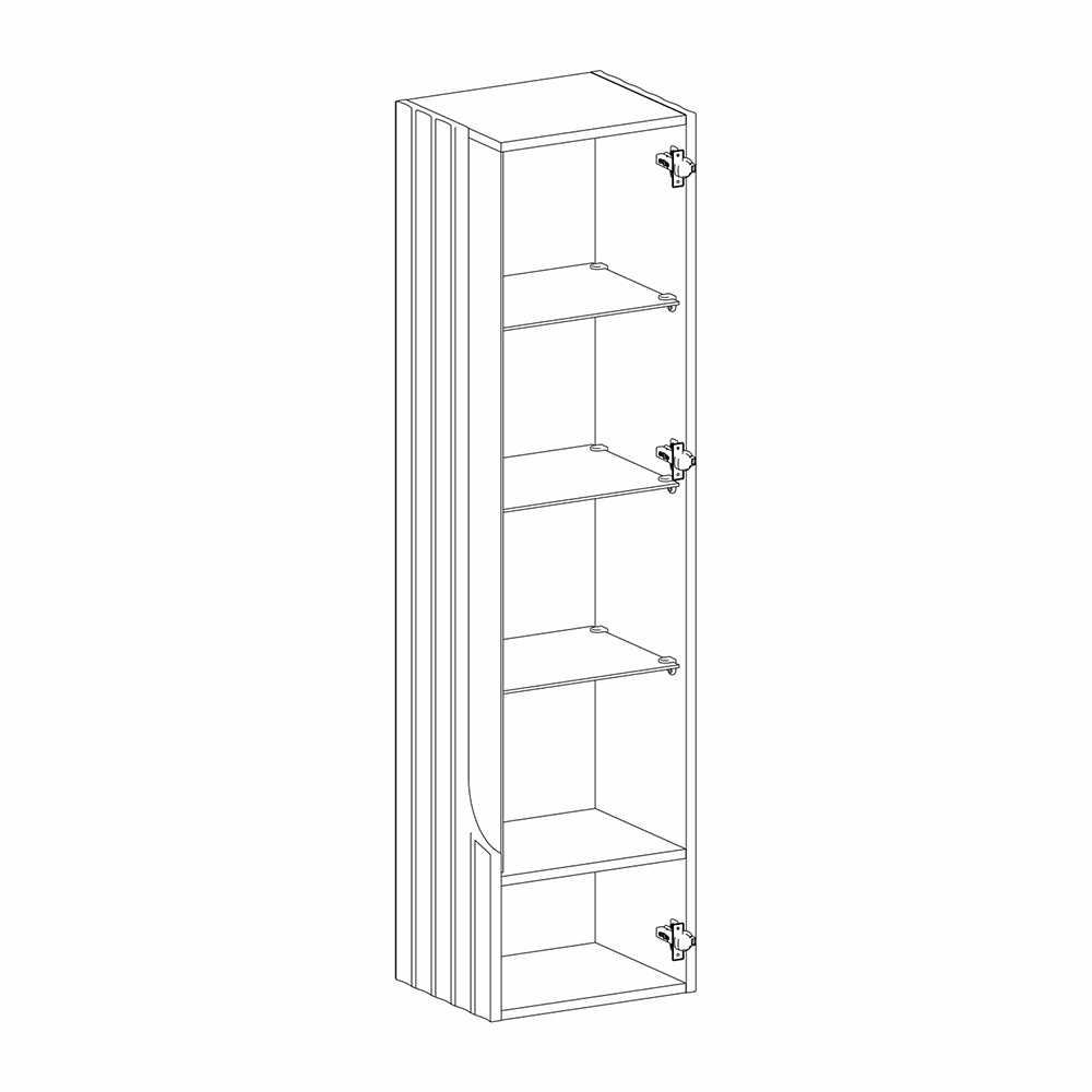 Витрина навесная Expanses of Beauty правое открывание в Ростове-на-Дону