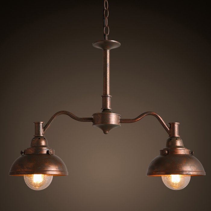  Old Copper Chandelier   -- | Loft Concept 