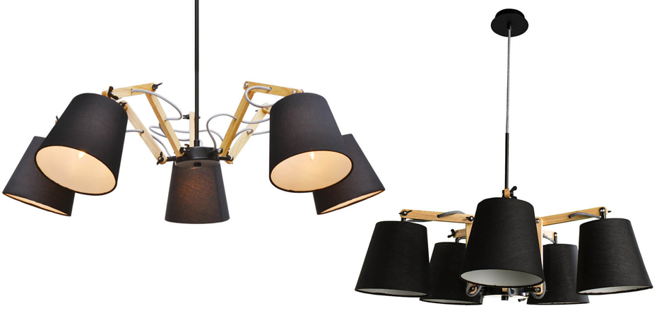 Люстра Woodland Pendant 5 Black Люстра Woodland Pendant 5 Black - Loft-Concept в Ростове-на-Дону