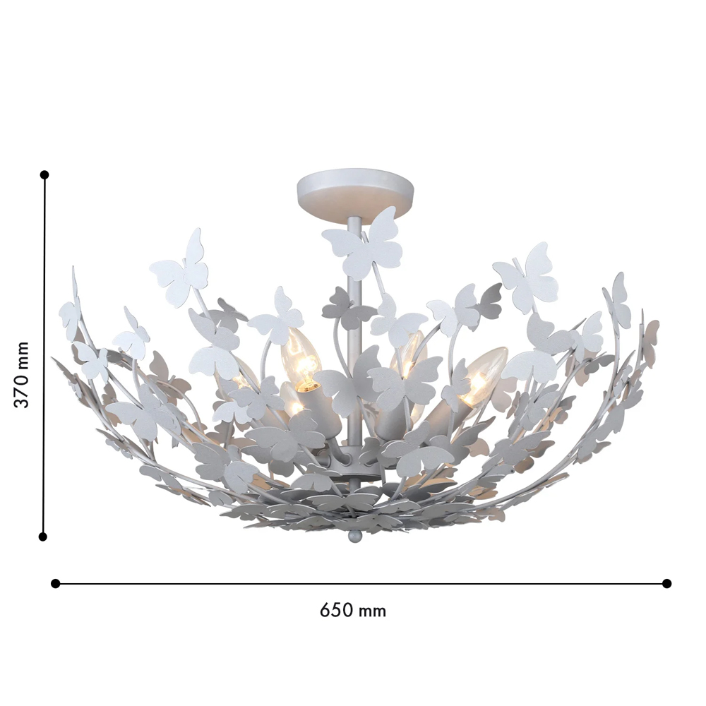 Потолочный светильник с абажуром оформленным в виде стаи бабочек Eternal Butterflies в Ростове-на-Дону