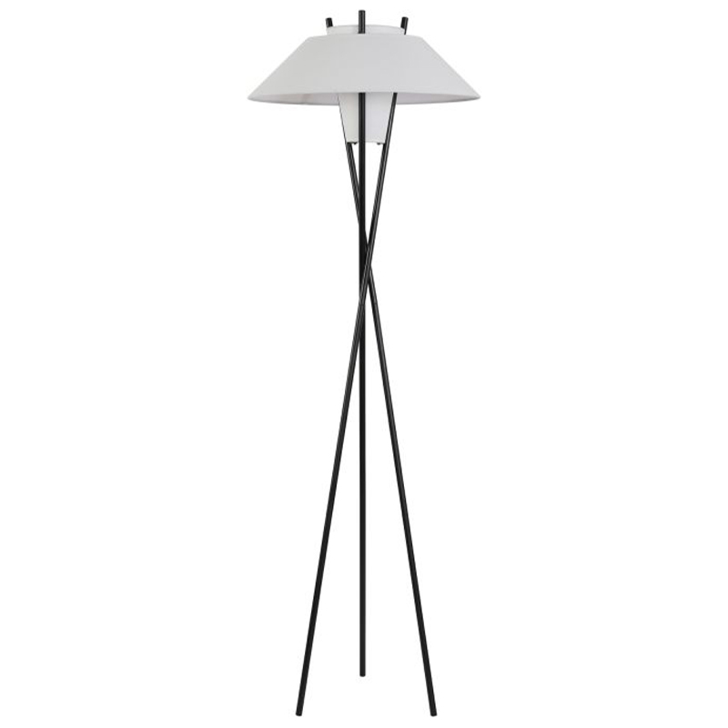 Торшер Chaney Floor Lamp Белый Черный в Ростове-на-Дону | Loft Concept 