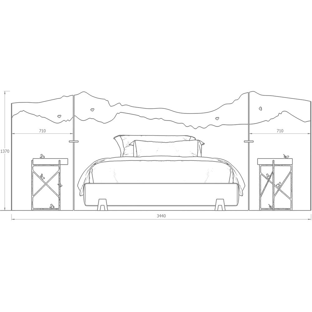 Кровать Okinawa в Ростове-на-Дону