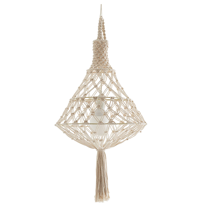   Macrame Wicker Hanging lamp   -- | Loft Concept 
