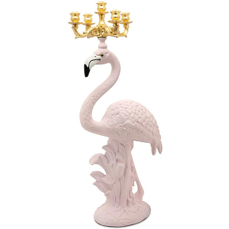 Подсвечник Candleholder Flamingo Bisc. Pink Gold Розовый Золотой в Ростове-на-Дону | Loft Concept 